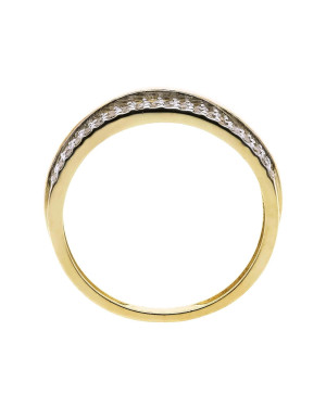 Ring with cubic zirconia 14k