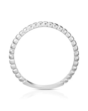 14k white gold ring beads