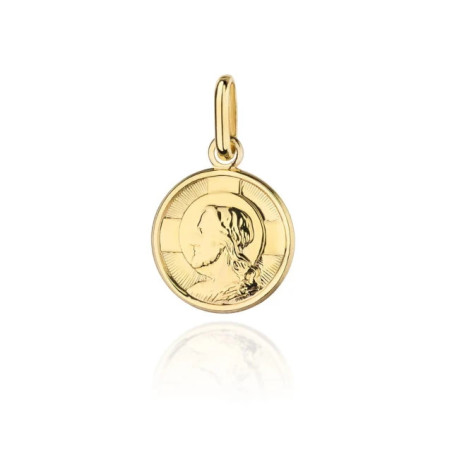 ⭐ Round gold medallion with the image of Jesus ♥ GoldJewellery