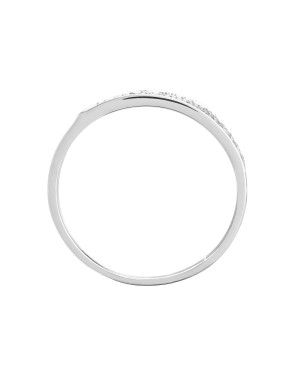 Silver wide ring band