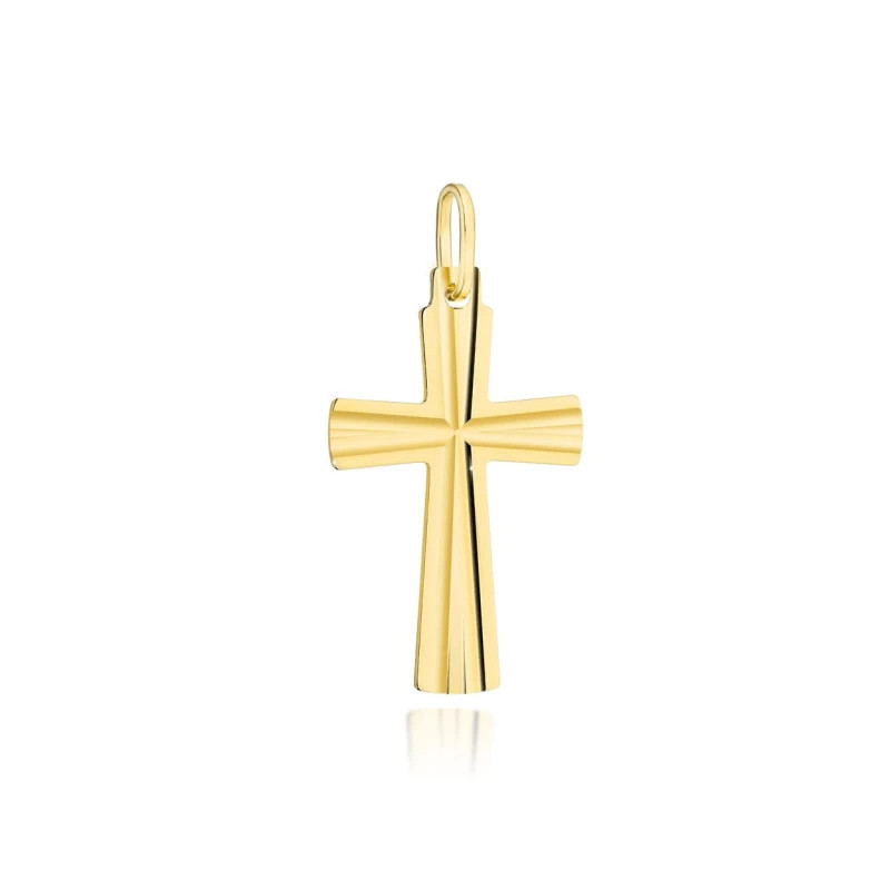 ⭐ Gold cross decorated with diamonds ♥ GoldJewellery