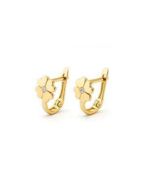 Gold earrings