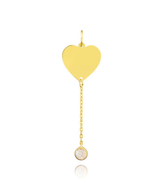 Gold pendant All Love 14k hallmark