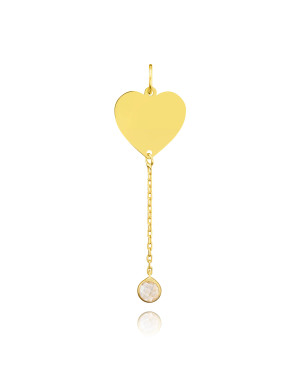 Gold pendant All Love 14k hallmark