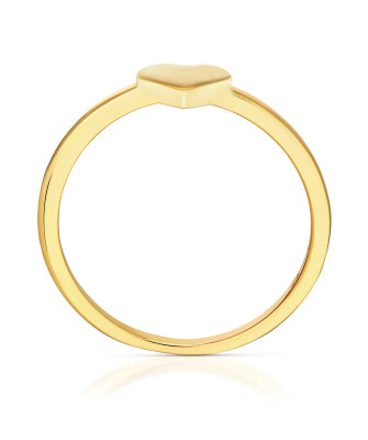 Heart ring 8k gold