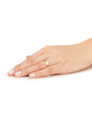 Heart ring 8k gold