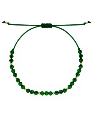 Gold cord bracelet for the hand CIRCLE