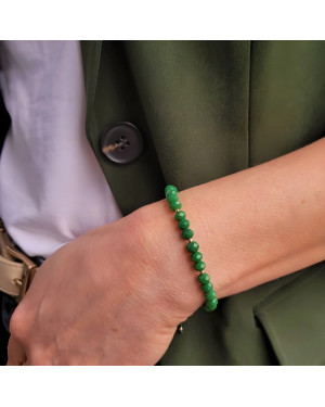 Gold cord bracelet for the hand CIRCLE