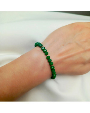 Gold cord bracelet for the hand CIRCLE