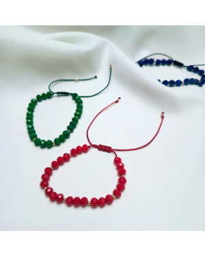 Gold cord bracelet for the hand CIRCLE