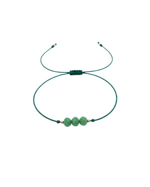 Gold string bracelet for the hand KEY