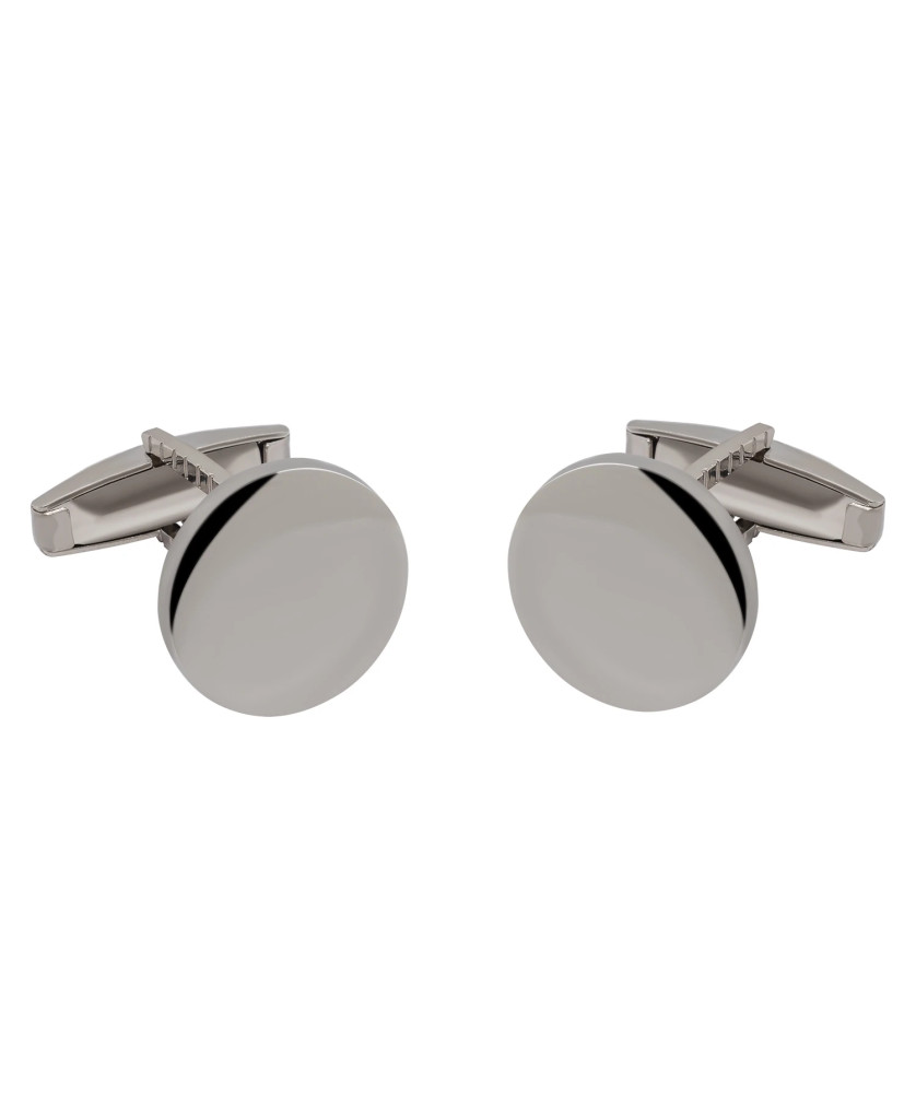 Silver Circle Cufflinks