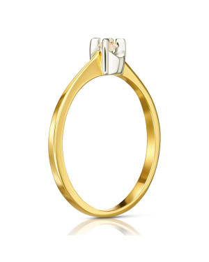 Gold engagement ring This time