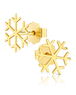 Golden earrings Śnieżka
