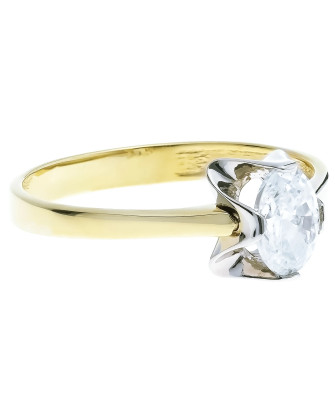 14k zirconia ring