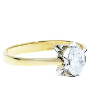 14k zirconia ring