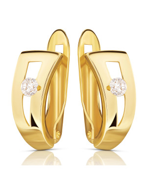 Earrings 8k with zirconia