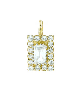 RICHLY DECORATED GOLD PENDANT STONE