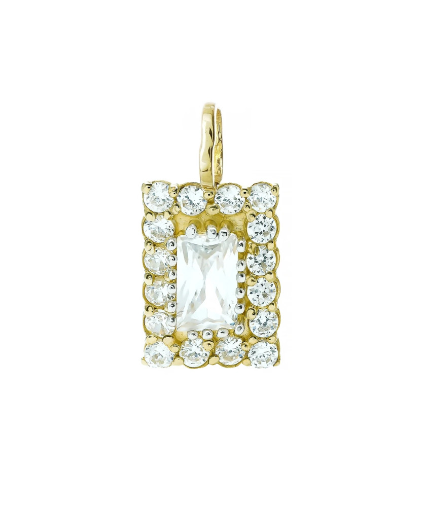 RICHLY DECORATED GOLD PENDANT STONE