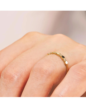 14k gold heart ring