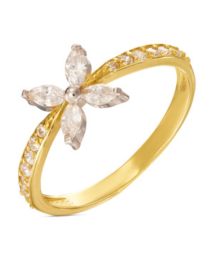 Butterfly ring gold 8k