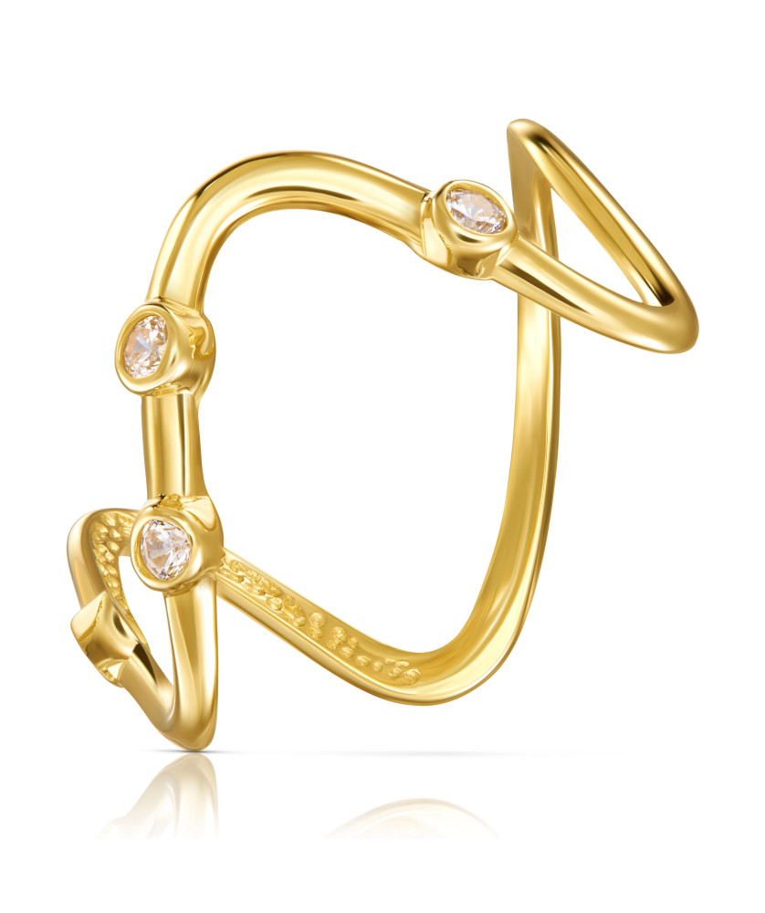 8k gold ring unusual shape