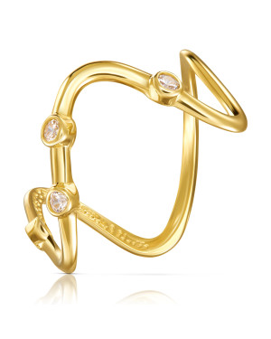 8k gold ring unusual shape