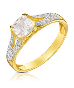 Large ring stone cubic zirconia 8k