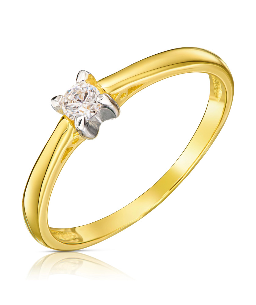 Original engagement ring gold 8k