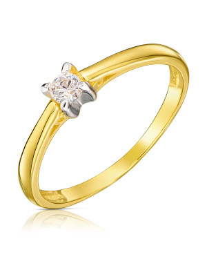 Original engagement ring gold 8k