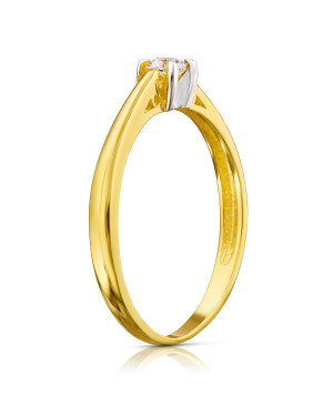 Original engagement ring gold 8k