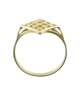 14k gold openwork ring