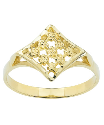14k gold openwork ring
