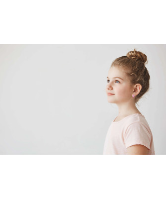 Silver Children’s Cat Earrings