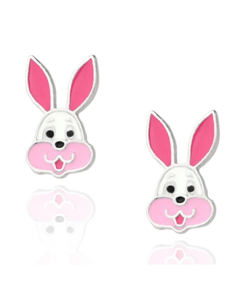 Silver Children’s Bunny Earrings