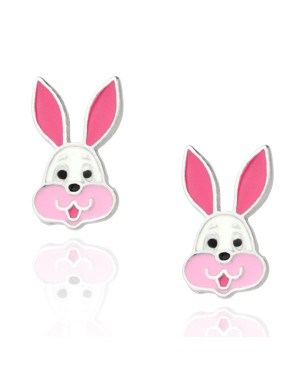 Silver Children’s Bunny Earrings