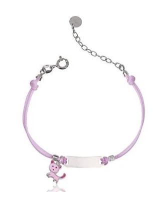 Princess bracelet ENGRAVING kitten
