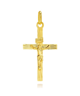 BEAUTIFUL GOLDEN CROSS diamond-cut Baptism Communion