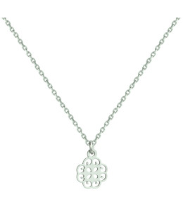 Silver filigree necklace FLOWER
