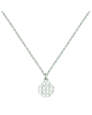 Silver filigree necklace FLOWER