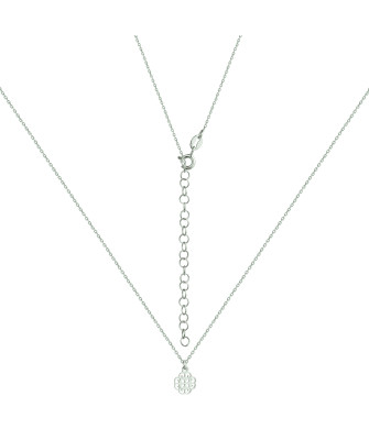 Silver filigree necklace FLOWER