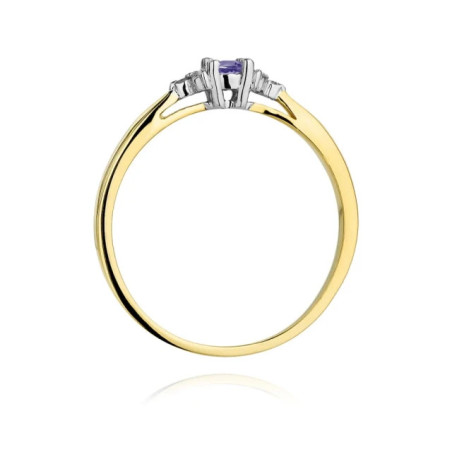 Tanzanite 585 gold ring