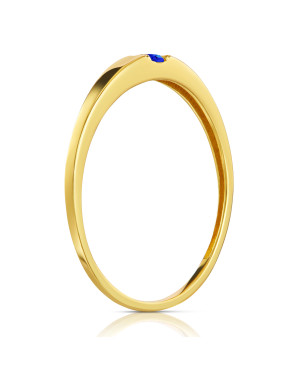 Ring with a blue stone 8k