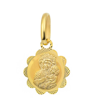 Medal Mother of God of Częstochowa circle pr. 14k