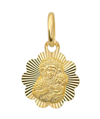 Medal Mother of God of Częstochowa 14k gold