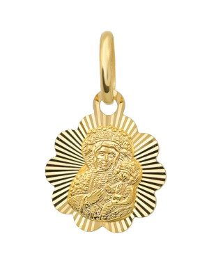 Medal Mother of God of Częstochowa 14k gold