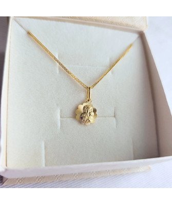 Medal Mother of God of Częstochowa 14k gold