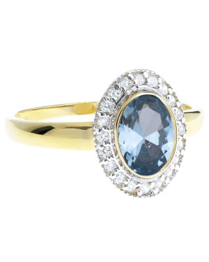 Large aquamarine ring