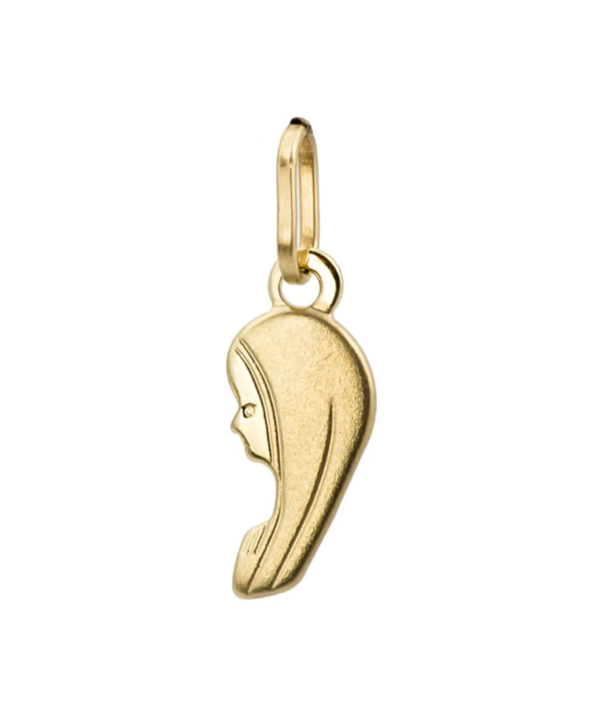 Gold medal Madonna left pendant