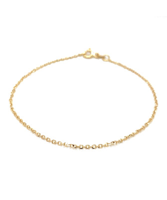 14k gold bracelet Rolo diamond cut